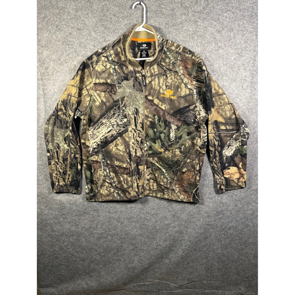 Mossy Oak Break-Up Country Camo Fleece Jacket Mens XL Full Zip‎ M316246 Hunting